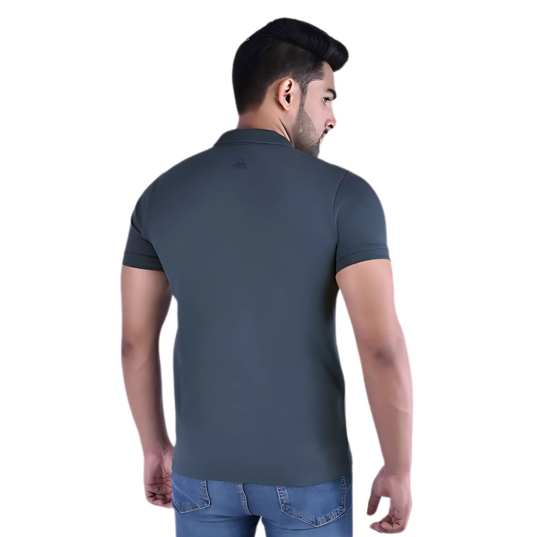 United Colors of Benetton - UCB Polo T-Shirt (Charcoal Grey) - product image 2