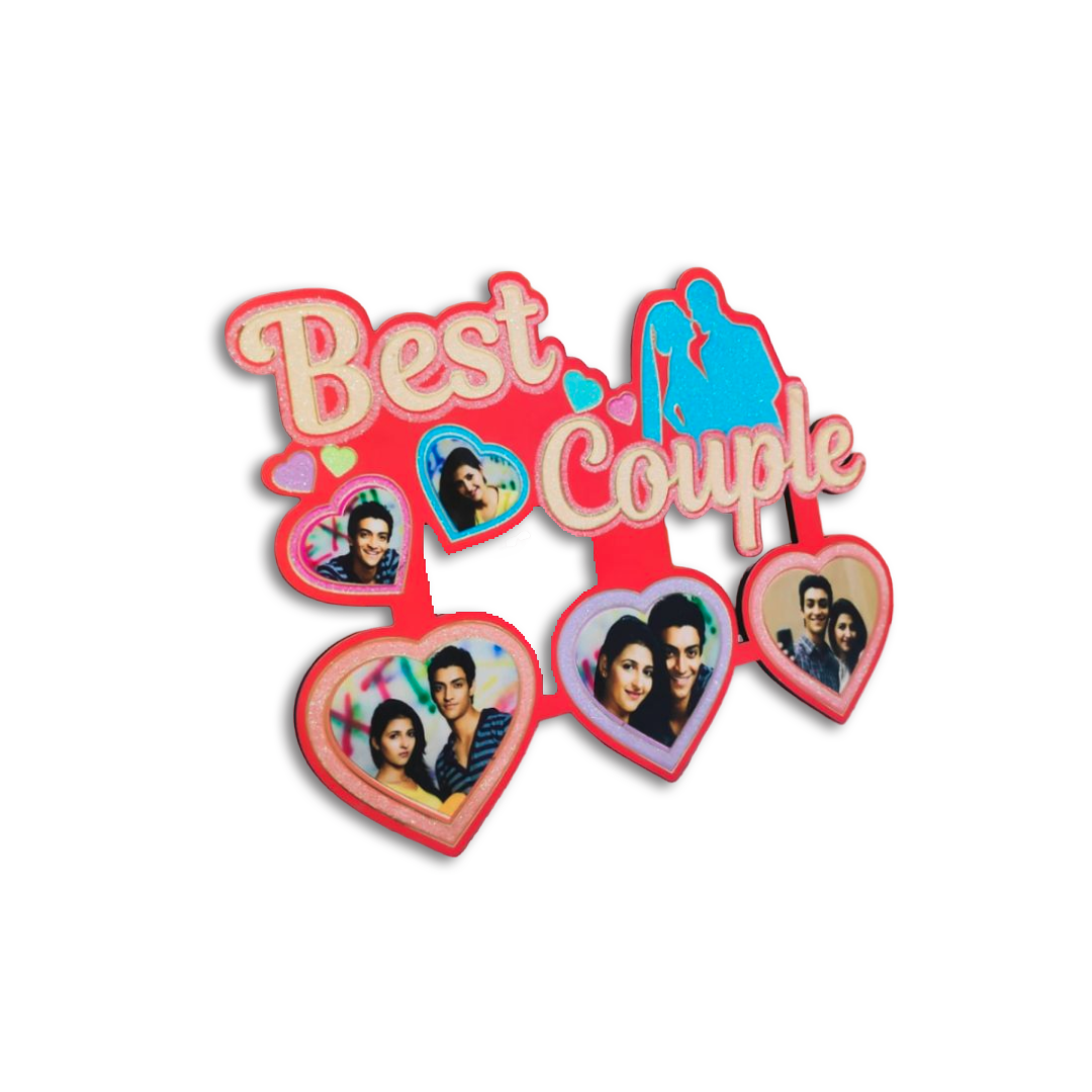 Best Couple 9x12 Wooden Collage - corporate gift by YuBingo