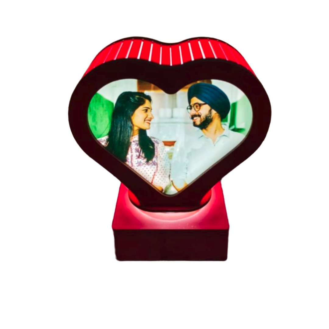 Heart Revolving Red Lamp - corporate gift by YuBingo