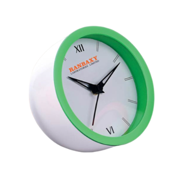 Chipper: Table Clock With Fluorescent Ring | 5-Inch Dial | Custom Branding Ready - product image 3