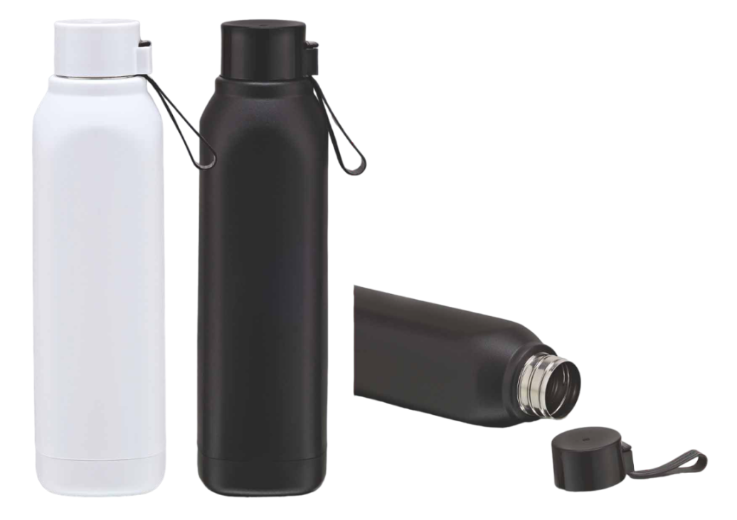 Square: Insulated Steel Bottle | Keeps Hot & Cold for 4-6 Hours | Strap for Carrying easily | Capacity 750 - corporate gift by YuBingo