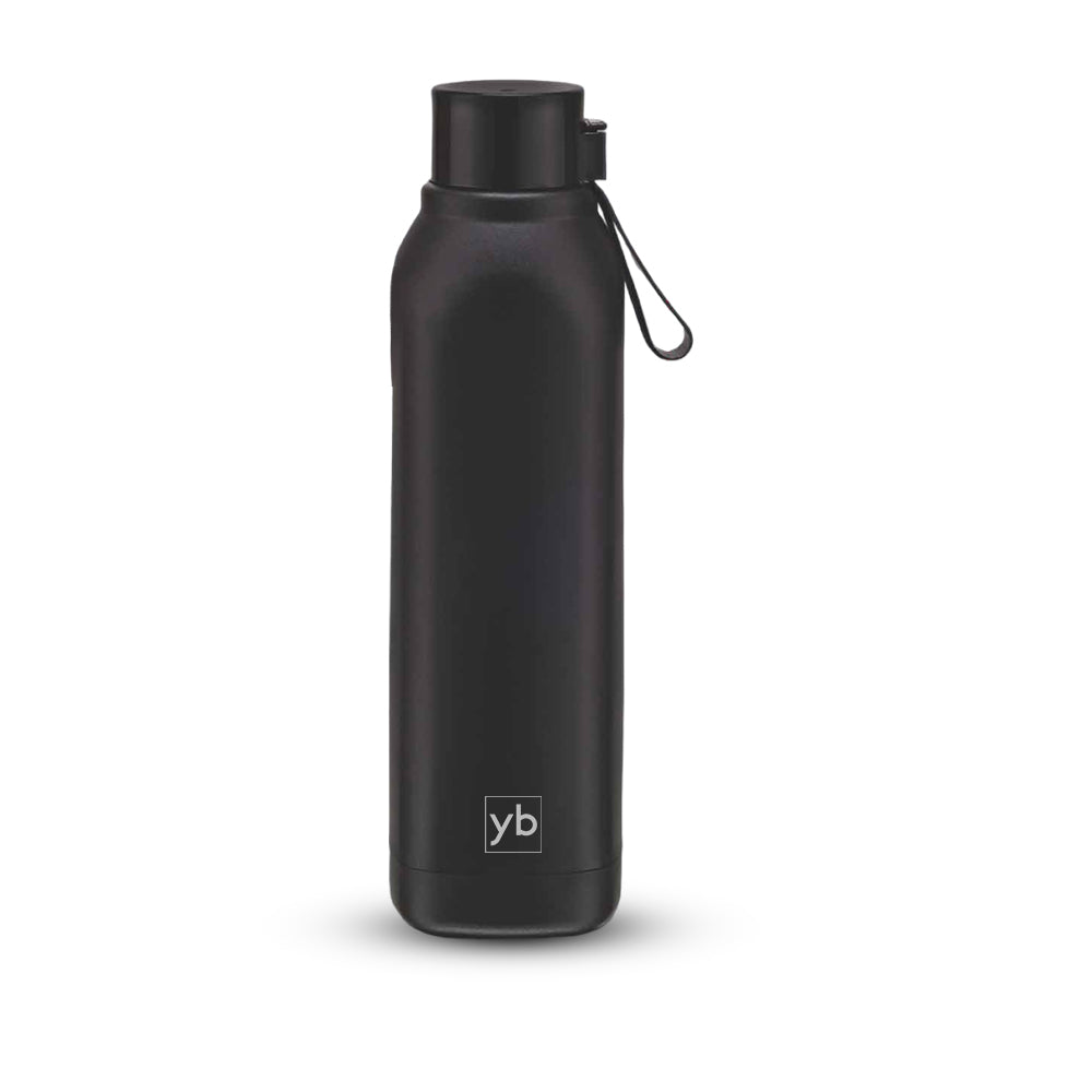 Square: Insulated Steel Bottle | Keeps Hot & Cold for 4-6 Hours | Strap for Carrying easily | Capacity 750 - product image 2