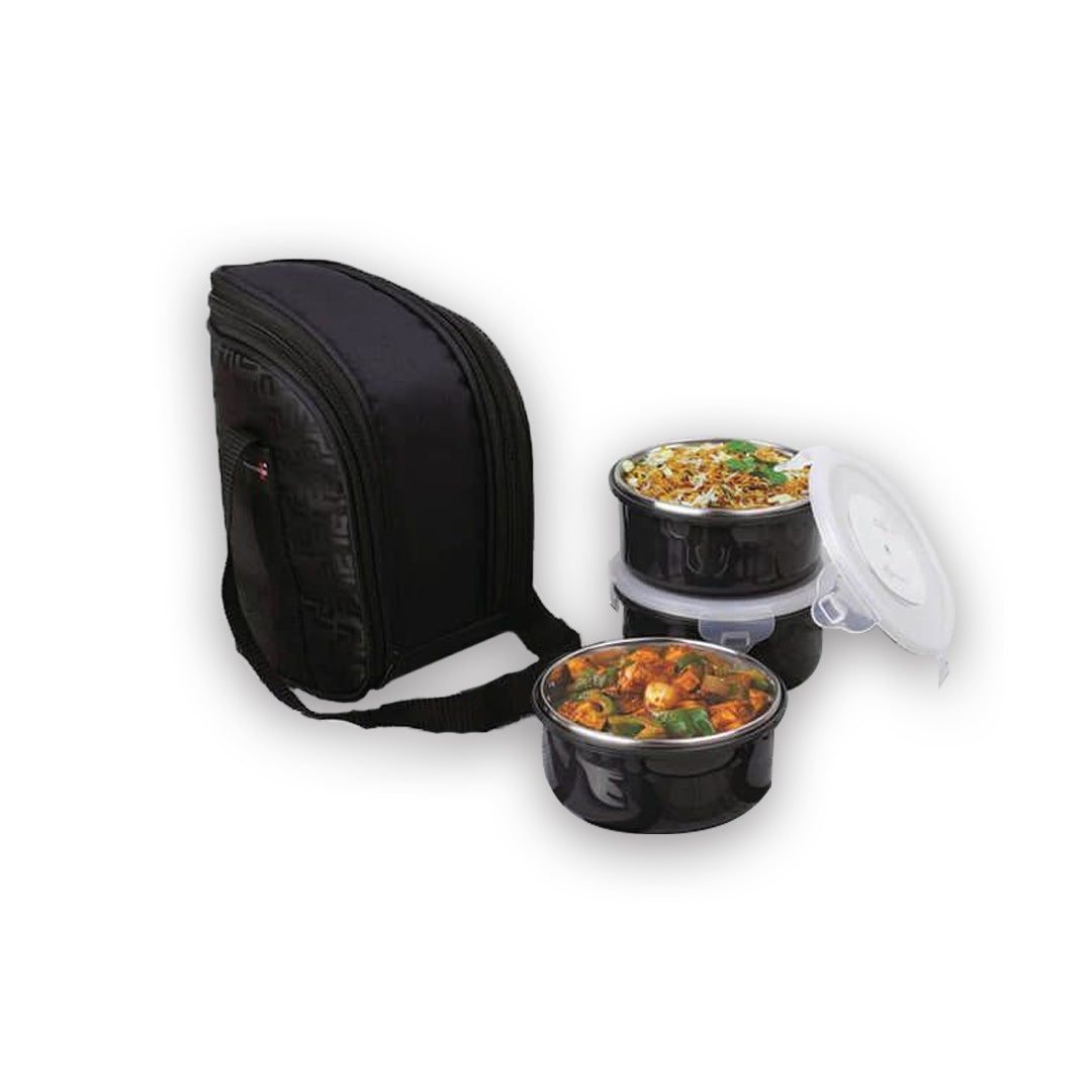 PIK-KIT Mini: Lunch Box Combo with 3 Microwaveable SS Containers - corporate gift by YuBingo