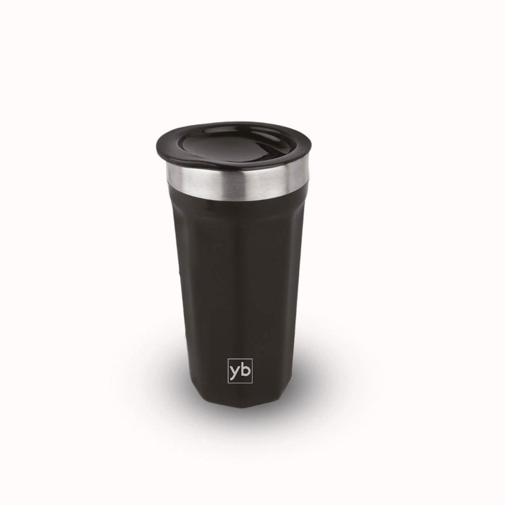 H234 - Hexa: Tall Sipper Mug - 304 Grade Stainless Steel Inside - Capacity 375ml Approx - product image 3