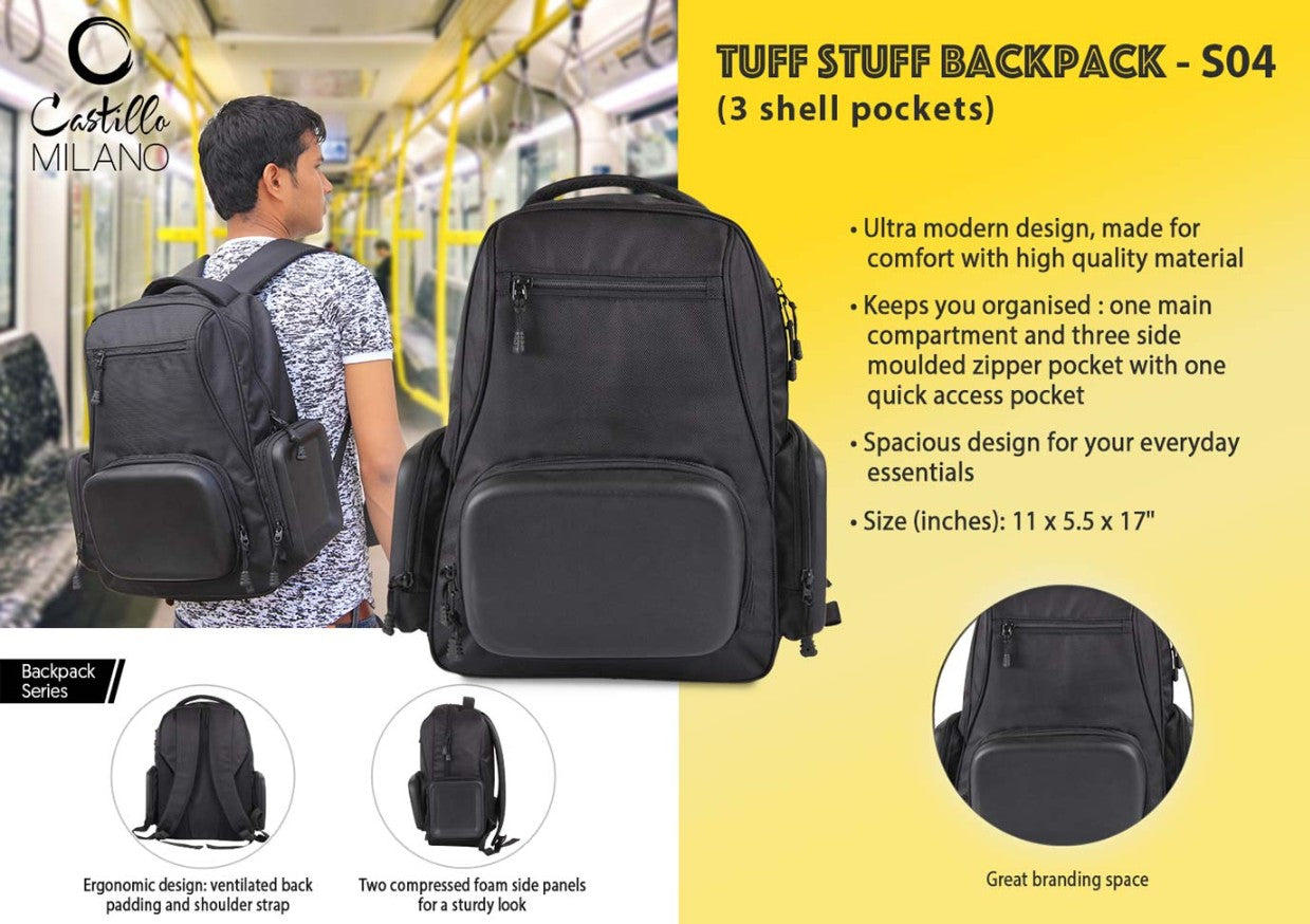 Tuff Stuff Backpack (3 Shell Pockets) By Castillo Milano - product image 2