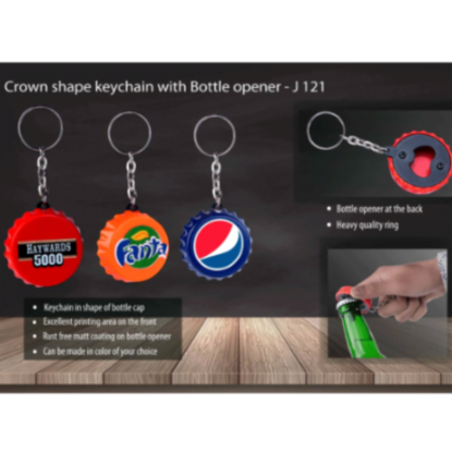 Crown Shape Keychain With Bottle Opener - product image 2