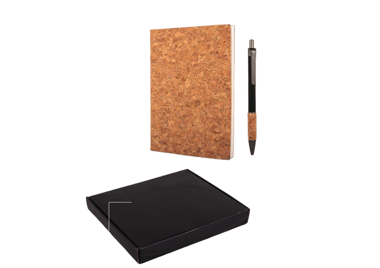 Cork Notebook Gift Set with Cork Grip Velvet Touch Pen - product image 2