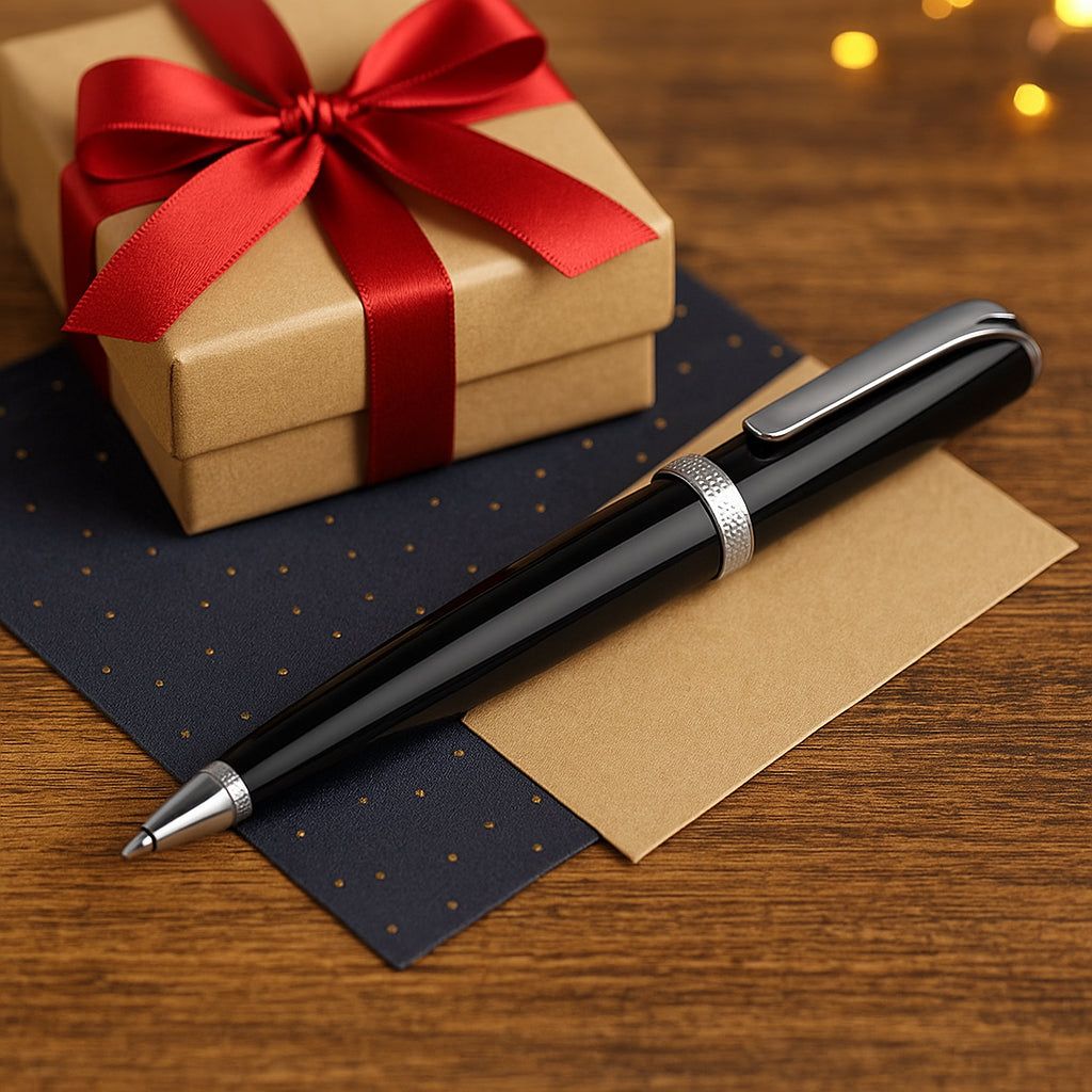 L173 Jumbo Pen With Silver Highlights - corporate gift by YuBingo