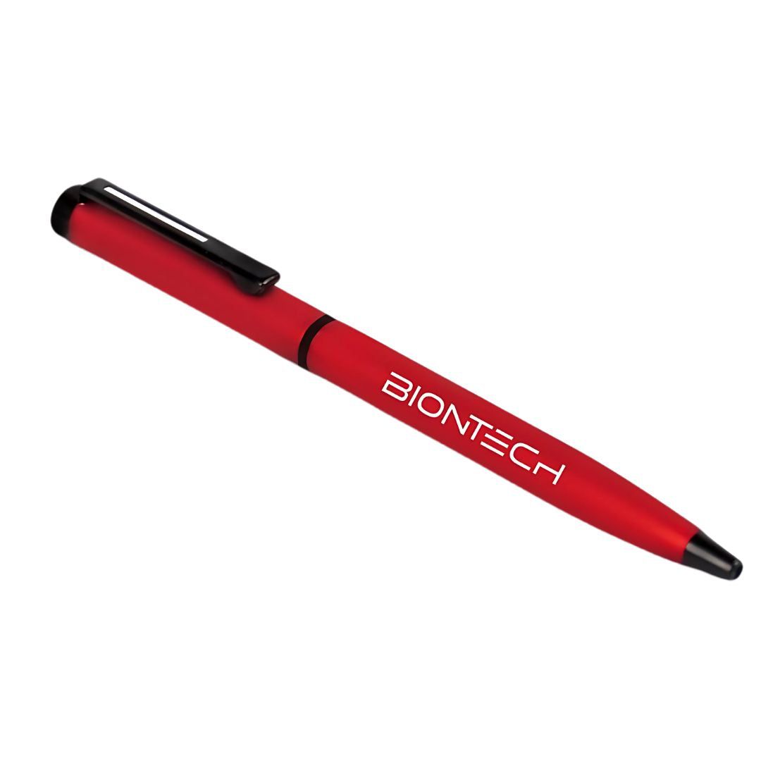 L172 Matty Metal Pen With Twist Function - Red - product image 2