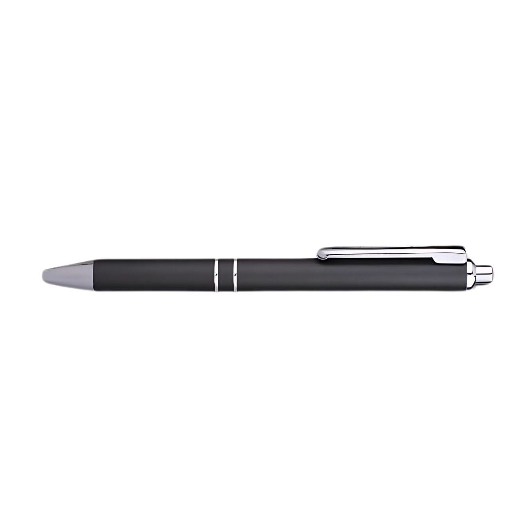 2 in 1 Dark Set: 3 fold Notebook with Metal Pen - product image 2