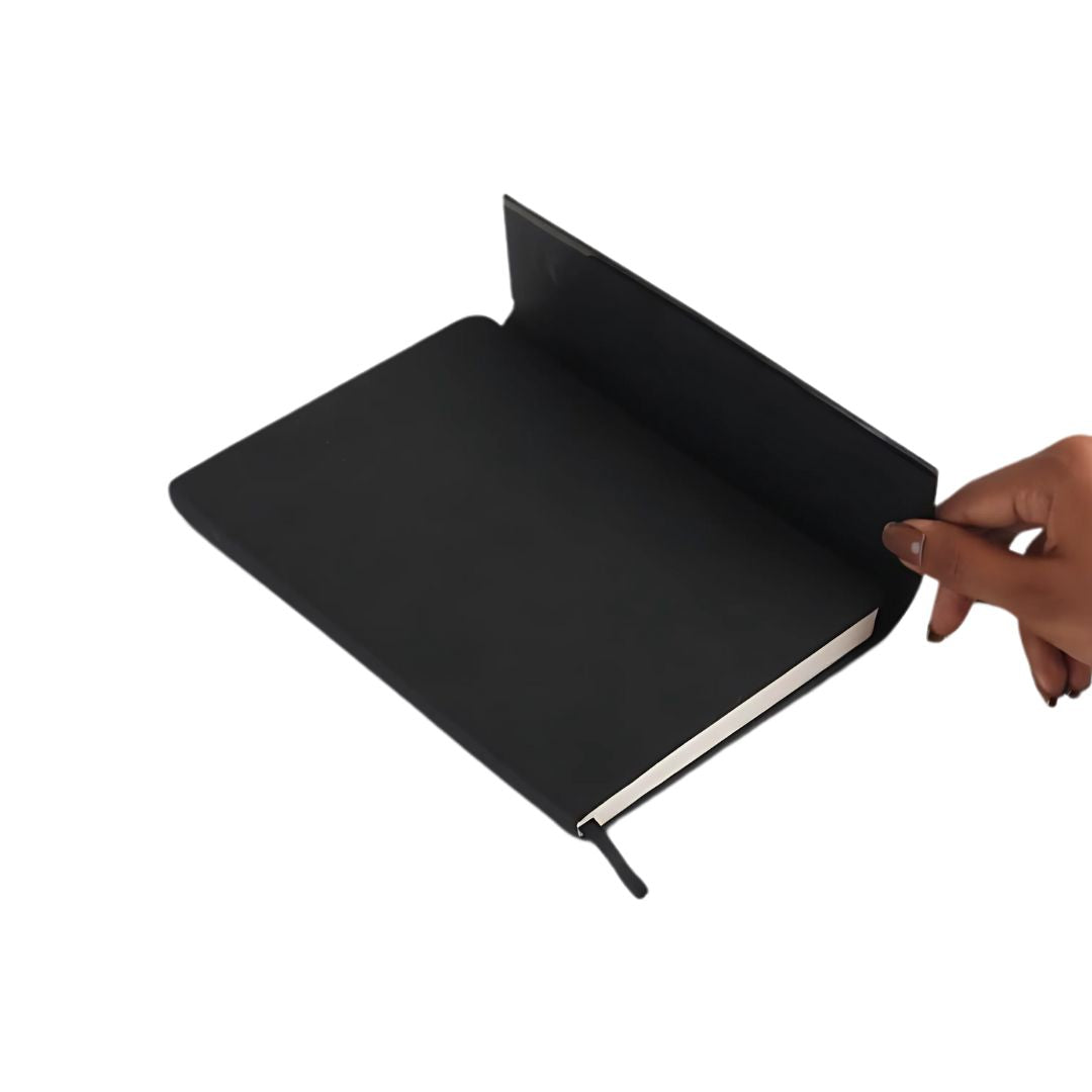 2 in 1 Dark Set: 3 fold Notebook with Metal Pen - product image 3