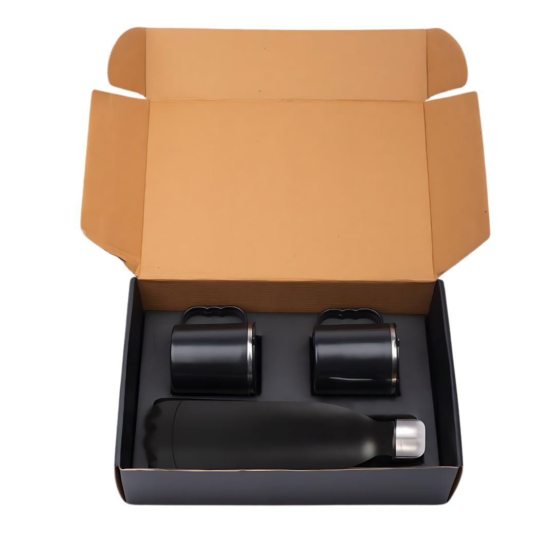 Set of Cola Vacuum Flask with 2 Stainless Steel Cups in Gift Box - product image 2