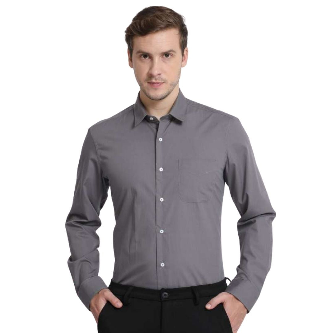 Rare Rabbit Corp Zander Formal Shirt - Grey - corporate gift by YuBingo