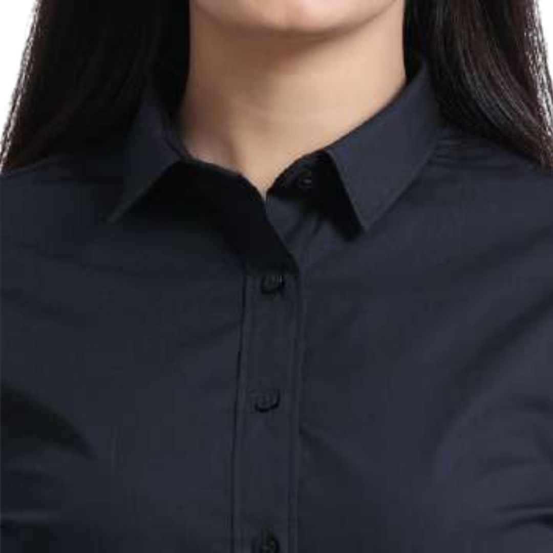 Rare Rabbit Corp Zander Formal Shirt - Black (100% Cotton) - product image 2