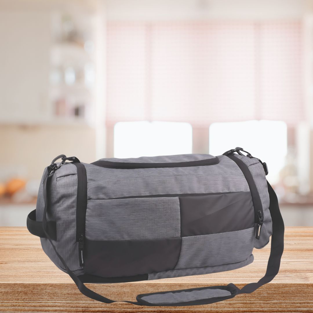 S40 - Premium Checkers Travel Duffel Bag with Laptop & Shoe Compartment - product image 2
