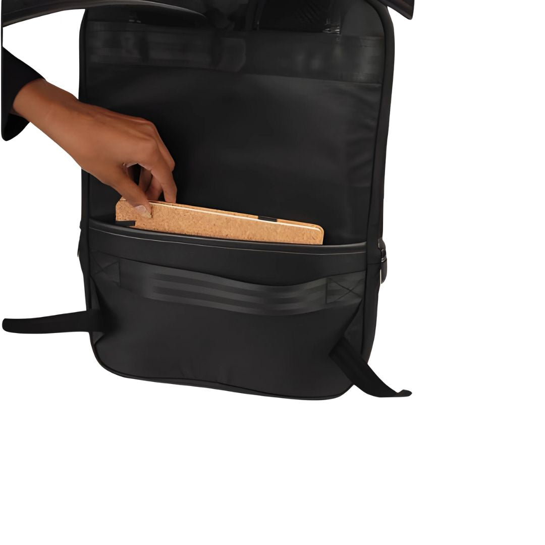 Taylor: Full PU Elegant Backpack with Front Organizer and Hidden Back Pocket - product image 3