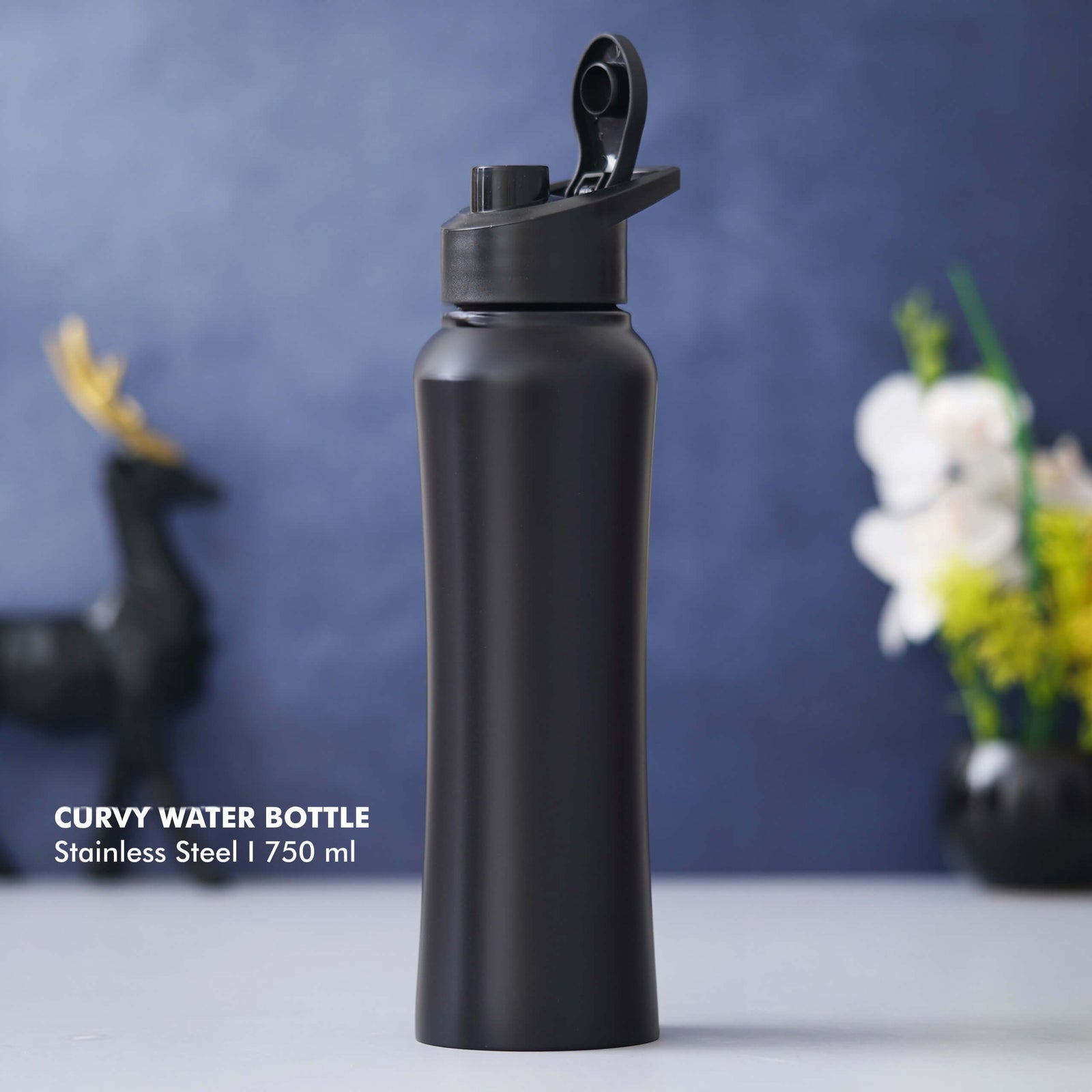 Customizable Black Stainless Steel Bottle - 750 ML - product image 4