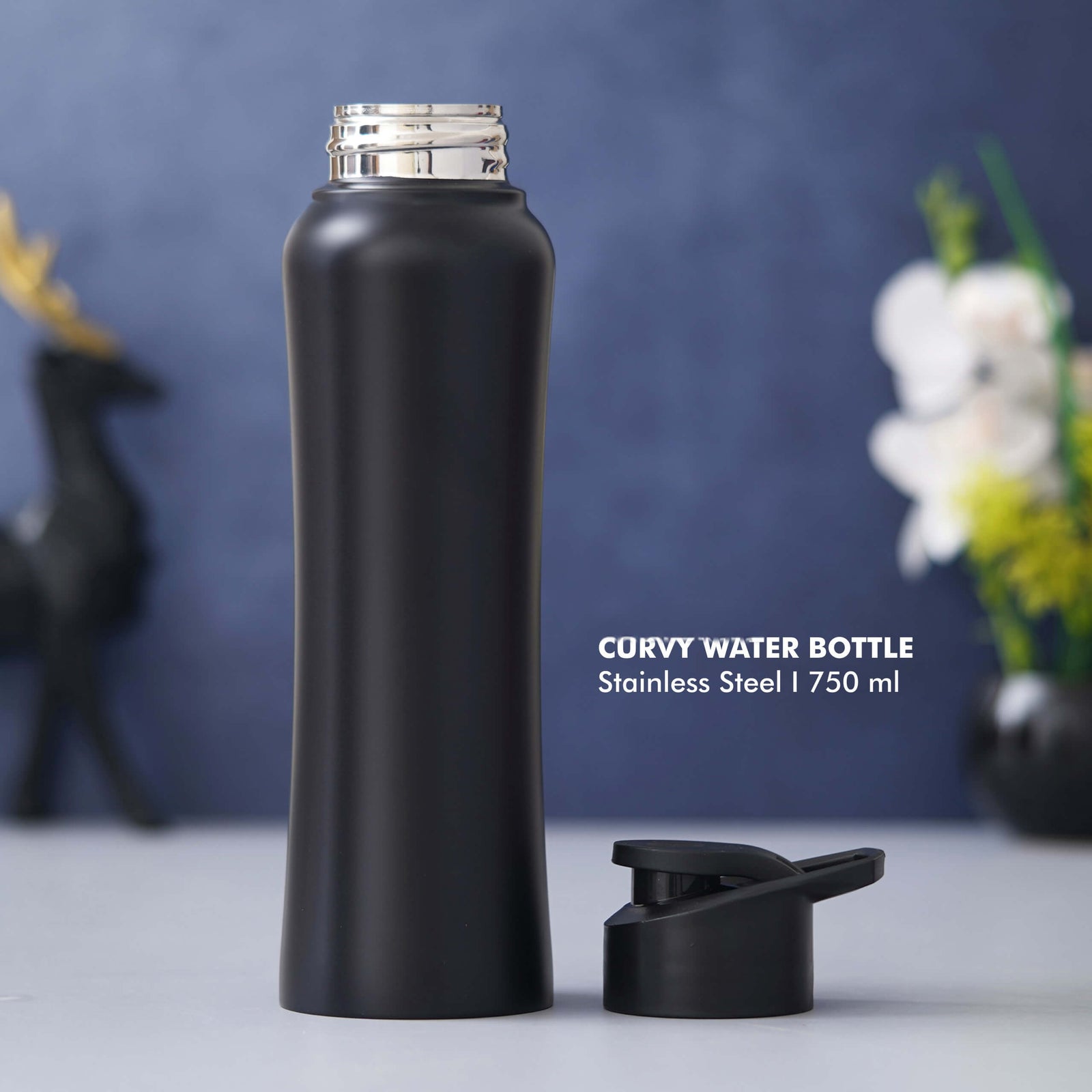 Customizable Black Stainless Steel Bottle - 750 ML - product image 5