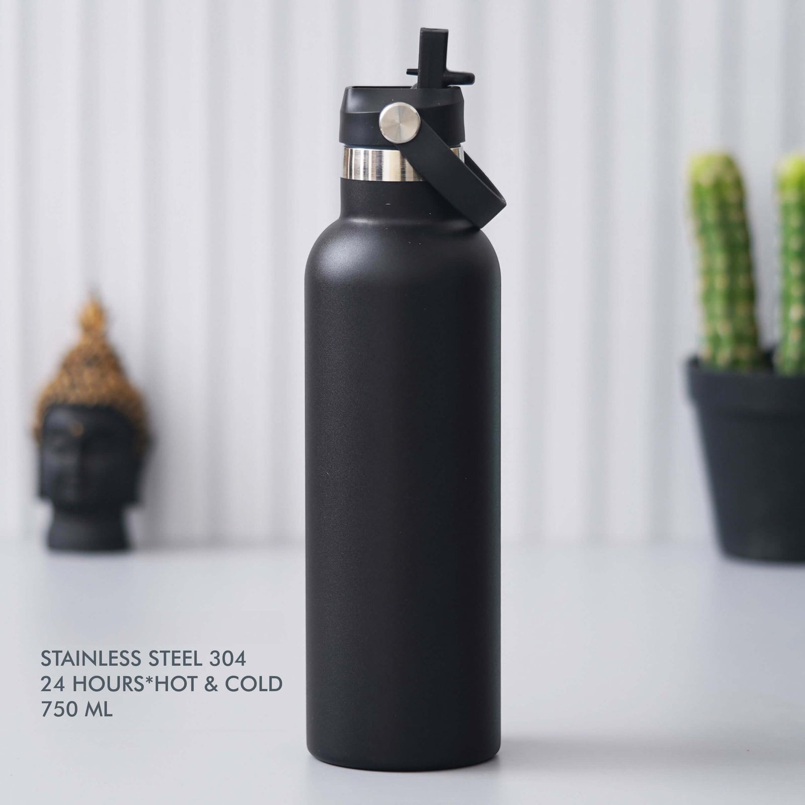 Black Stainless Steel Bottle - 750 ML - product image 3