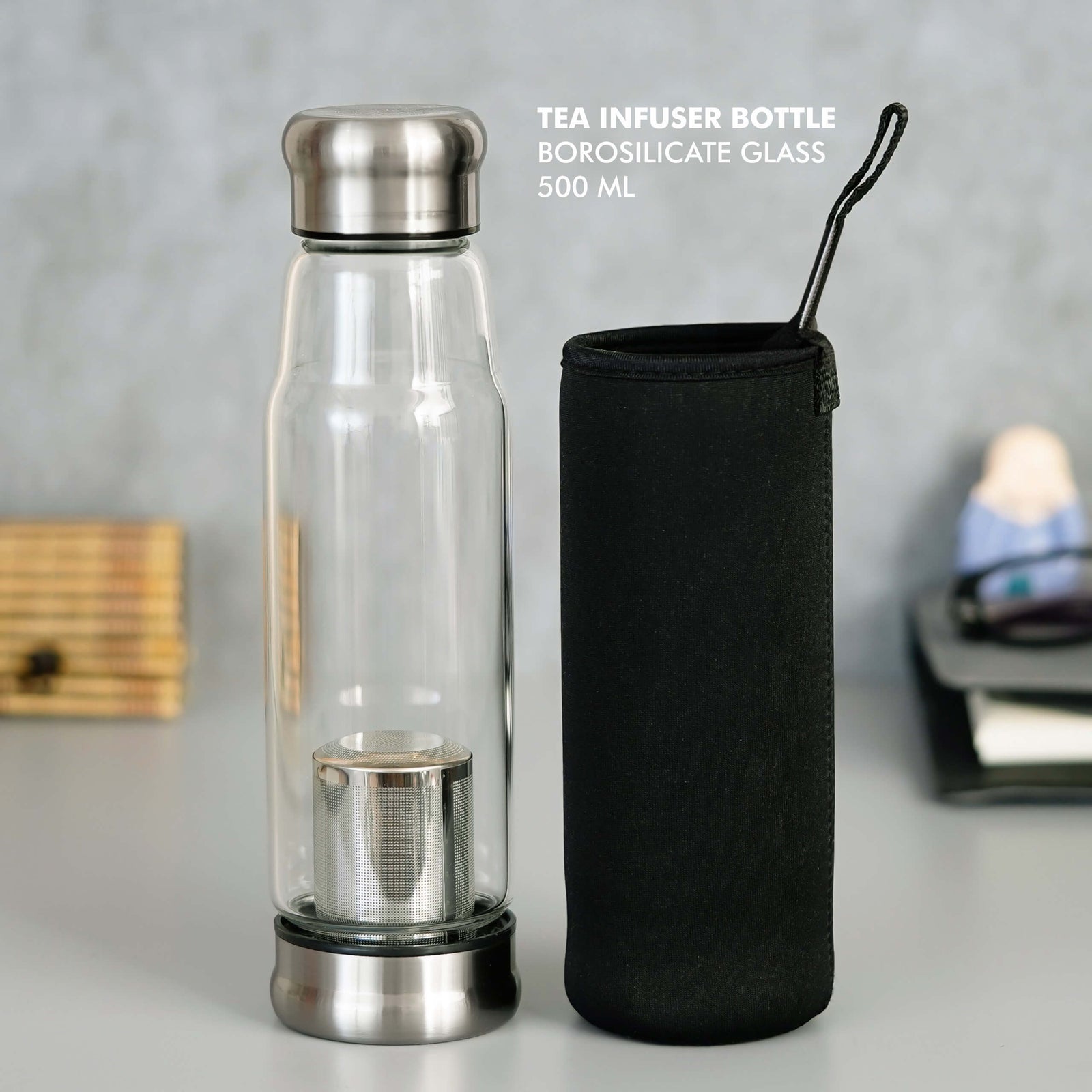 Tea Infuser Borosilicate Glass Bottle - 500 ML - product image 2