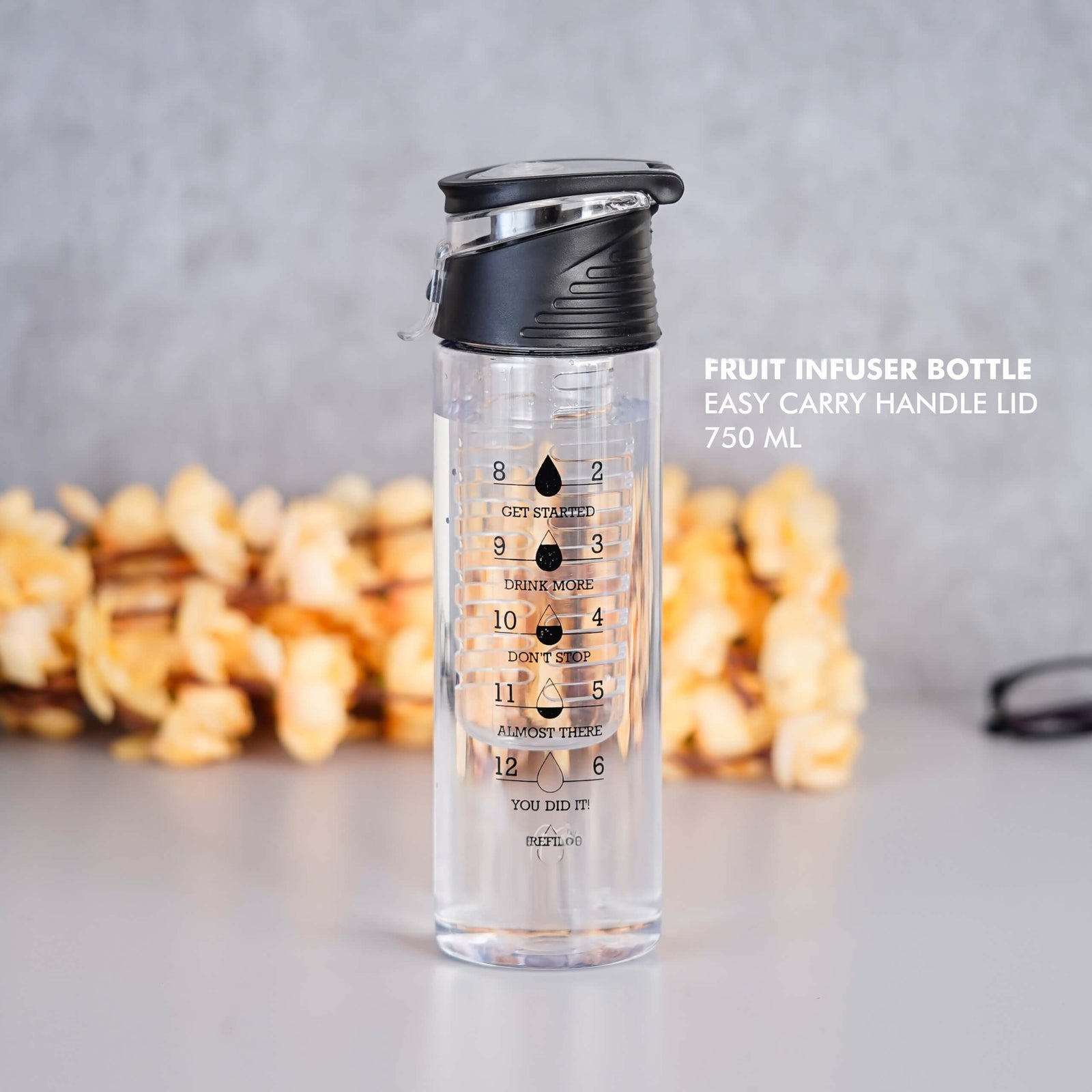 Personalized Fruit Infuser Plastic Bottle - Stay Motivated - product image 3