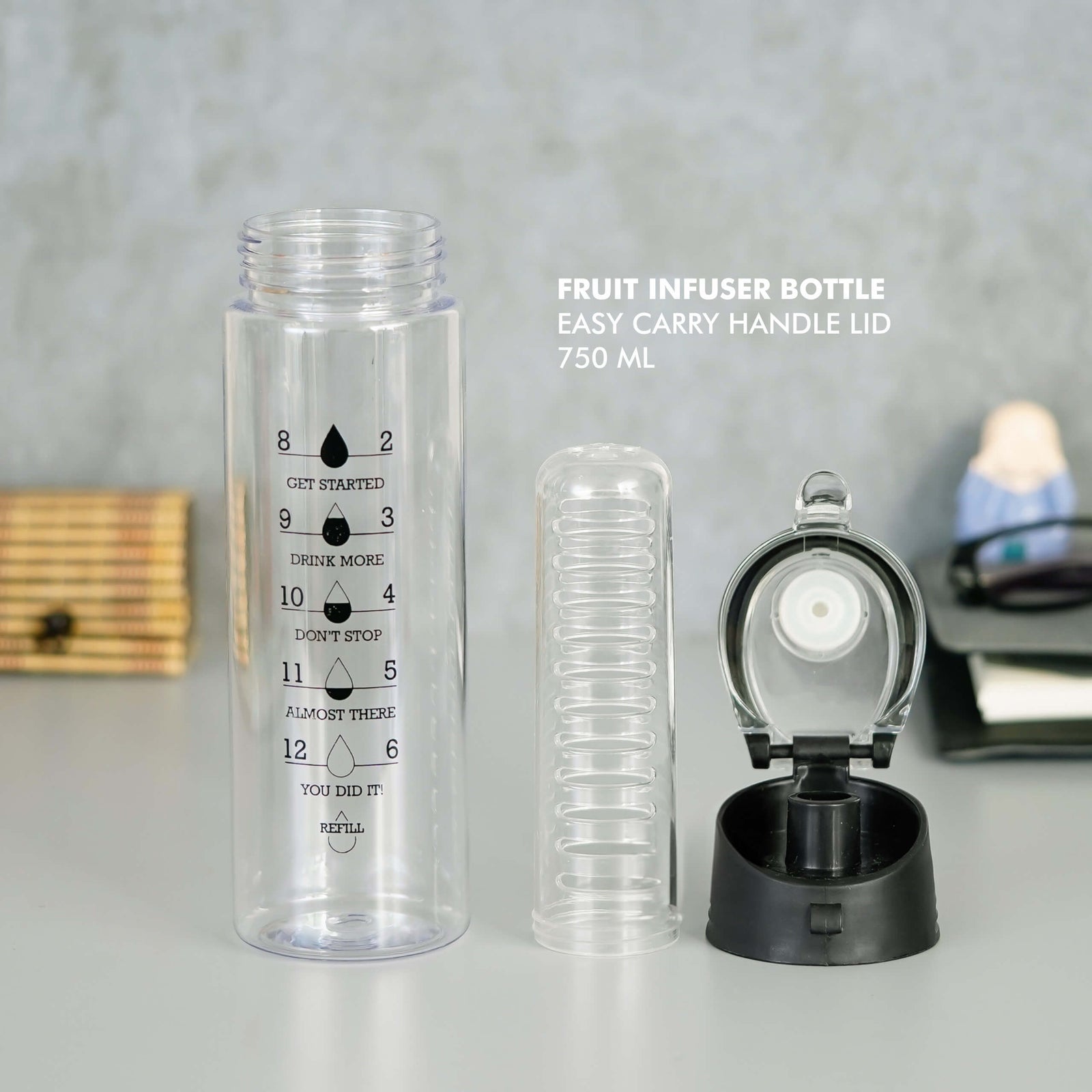 Personalized Fruit Infuser Plastic Bottle - Stay Motivated - product image 4