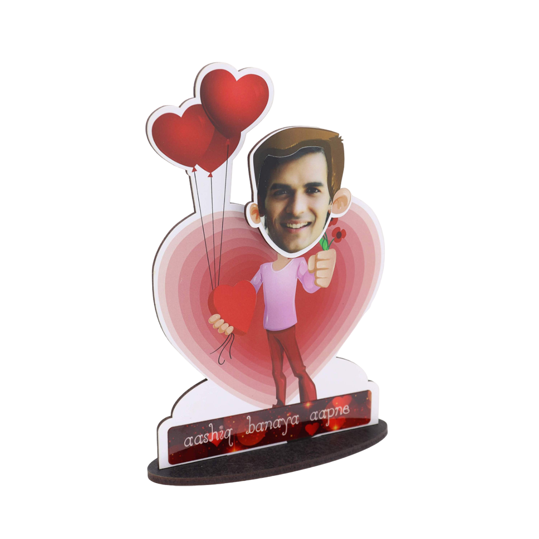 Lover Boy - Fun Cut Out with Shaking Head - corporate gift by YuBingo
