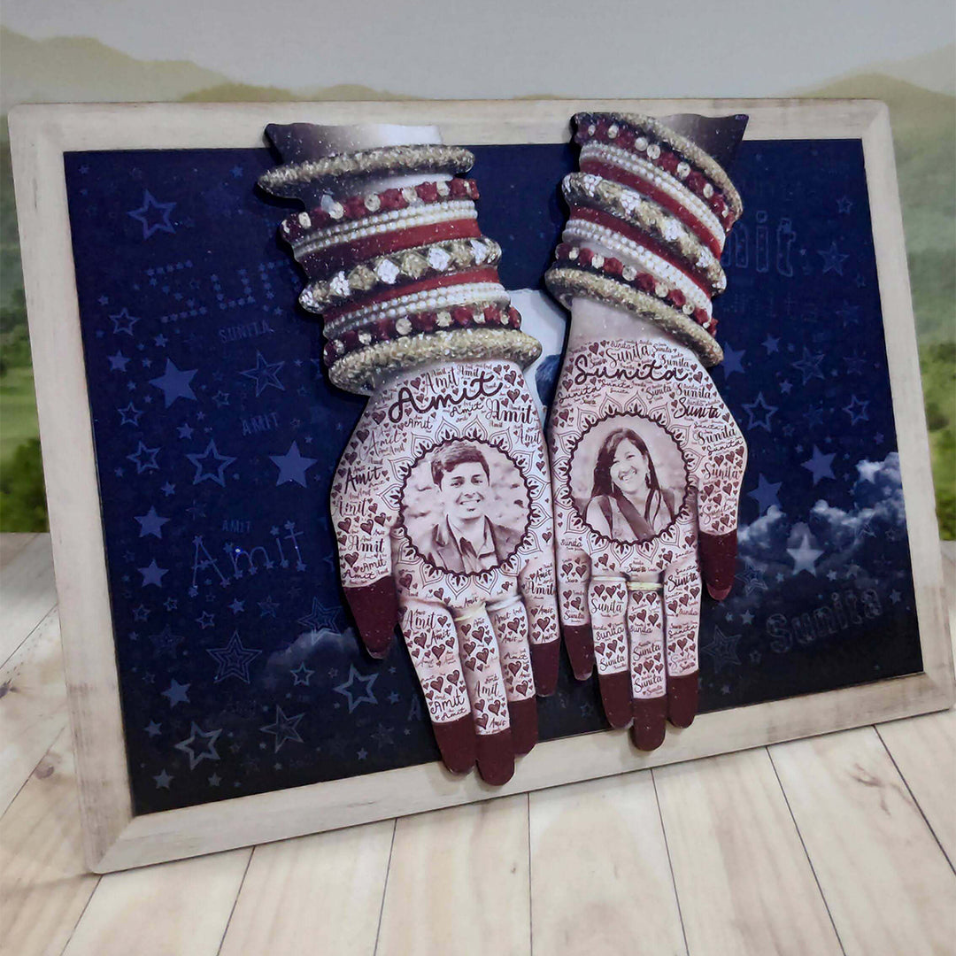 Mehndi Design Magnet Photo Stand - product image 3