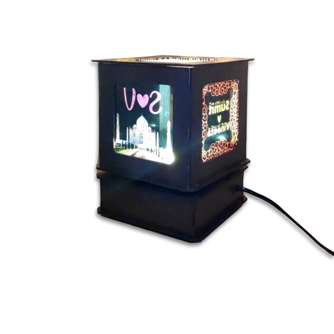 Revolving Shadow Box - corporate gift by YuBingo