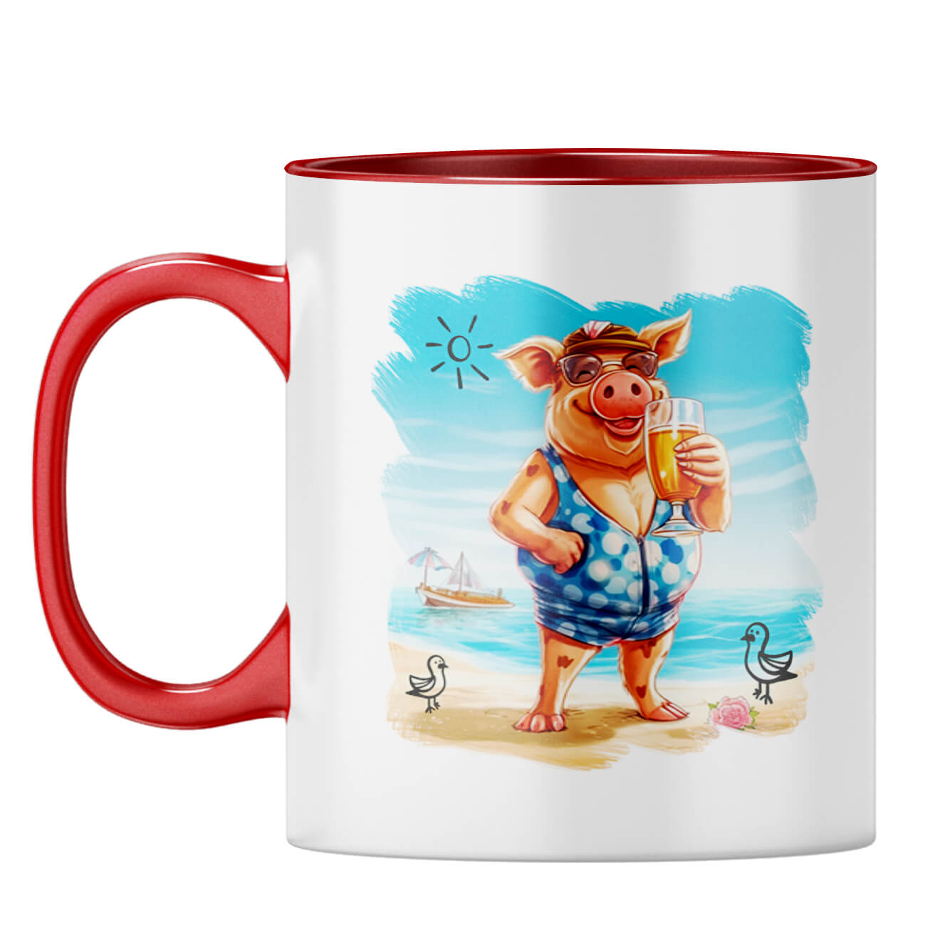 Beach Smart Coffee Mug - corporate gift by YuBingo