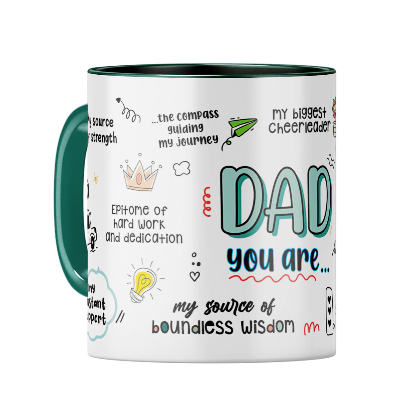 Dad You Are The World Coffee Mug - product image 4