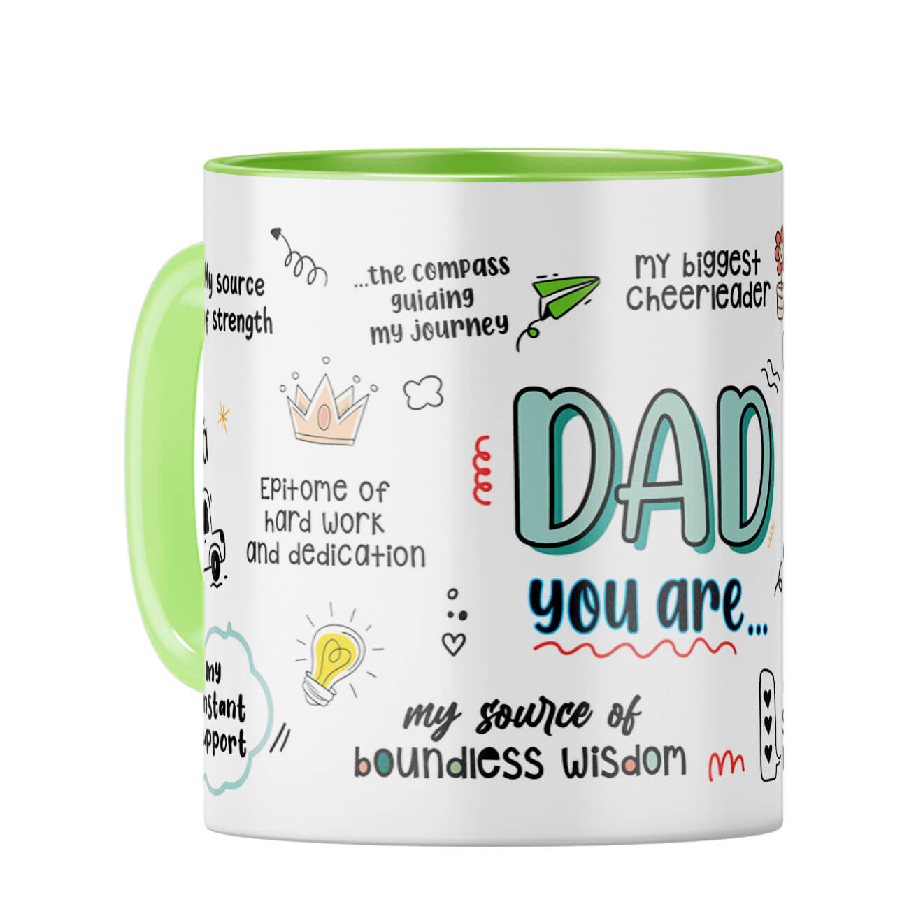 Dad You Are The World Coffee Mug - product image 6