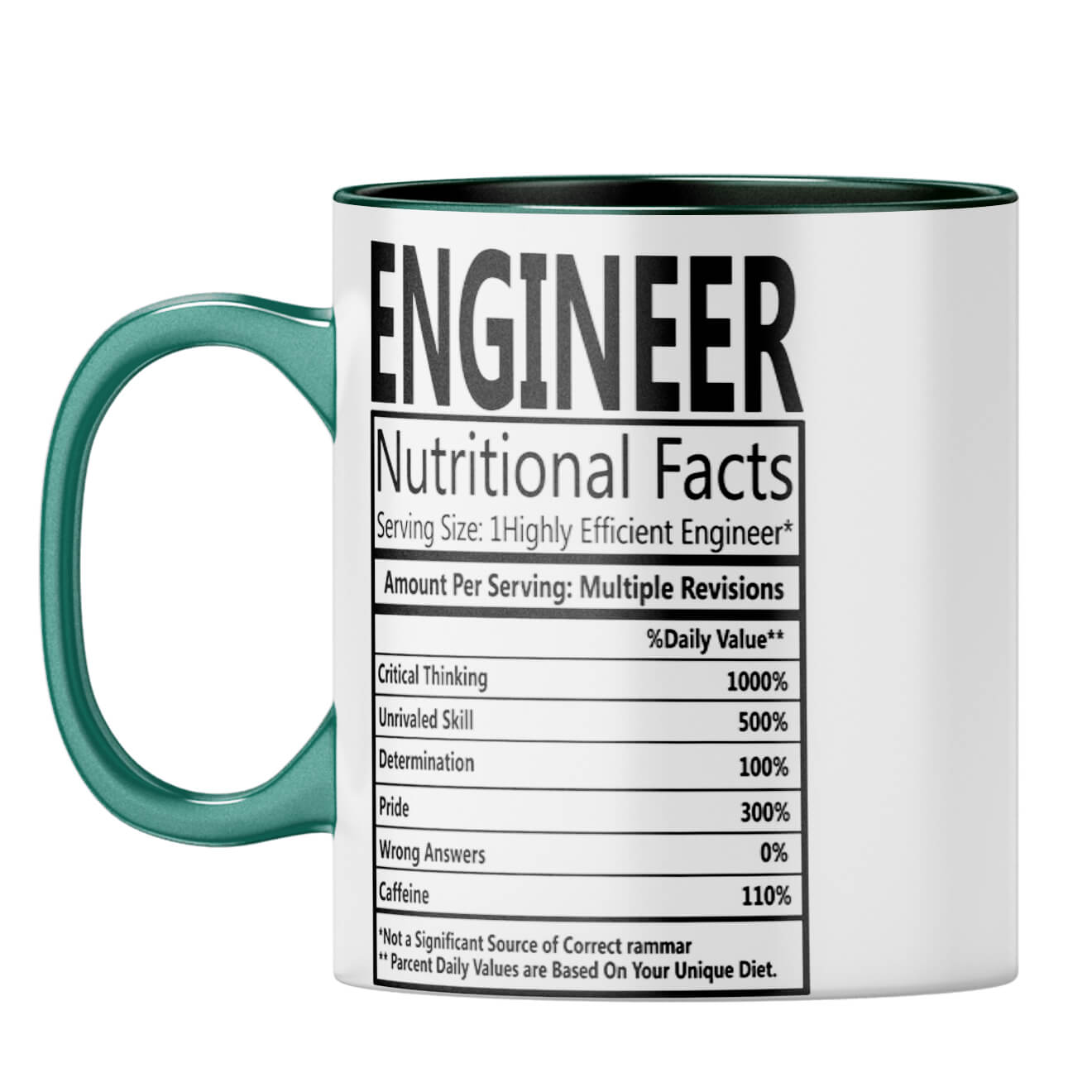 Engineer Nutritional Fact Coffee Mug - product image 5