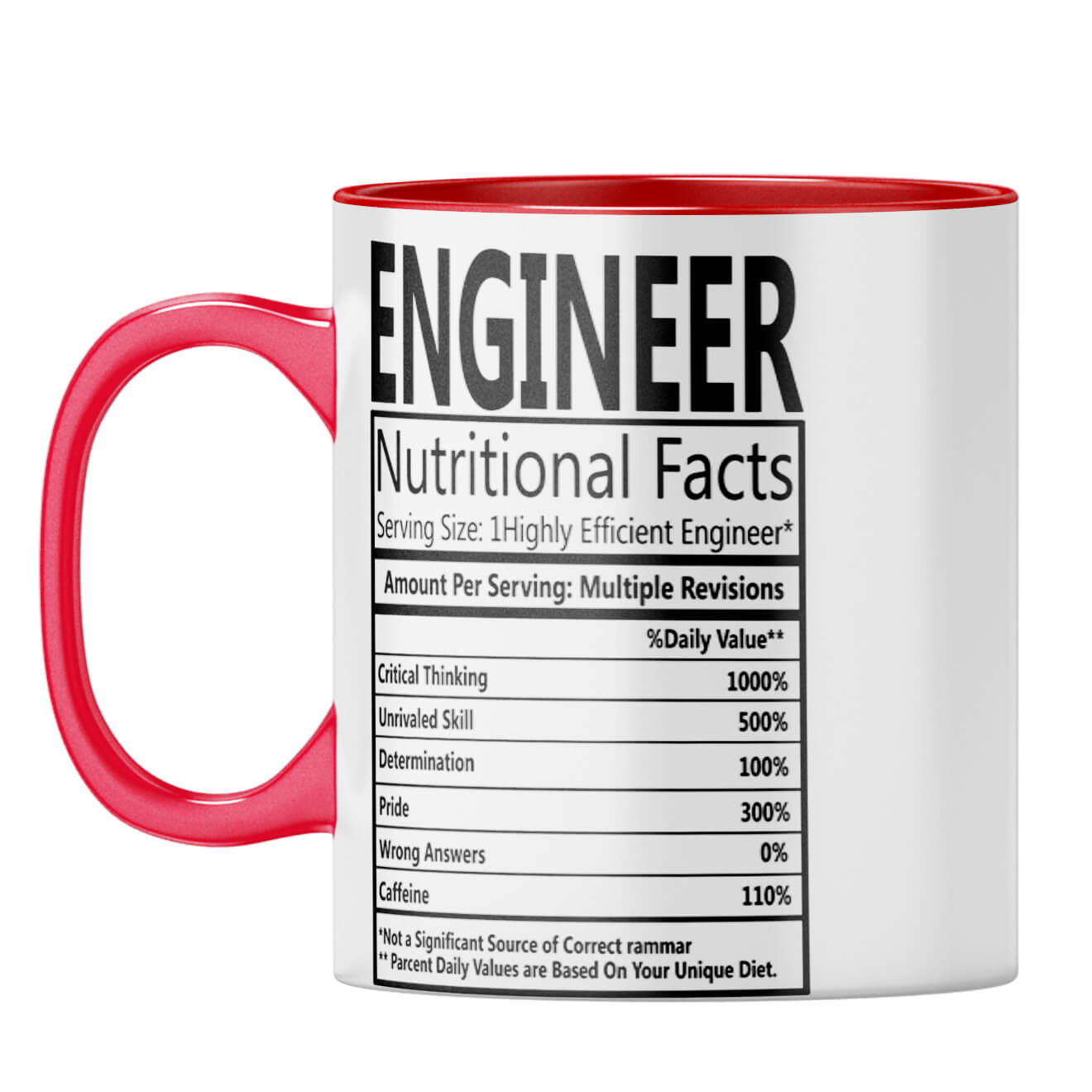 Engineer Nutritional Fact Coffee Mug - product image 10