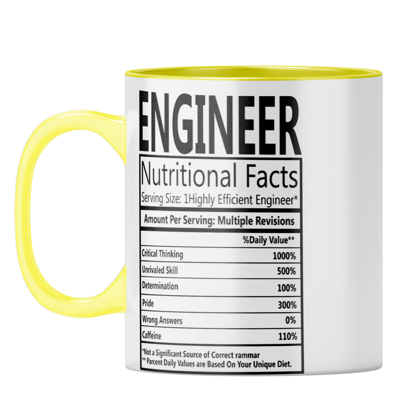 Engineer Nutritional Fact Coffee Mug - product image 12
