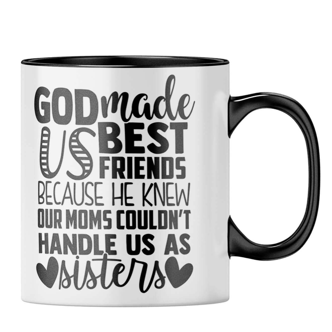 God Made Us Best Friends Coffee Mug - product image 3