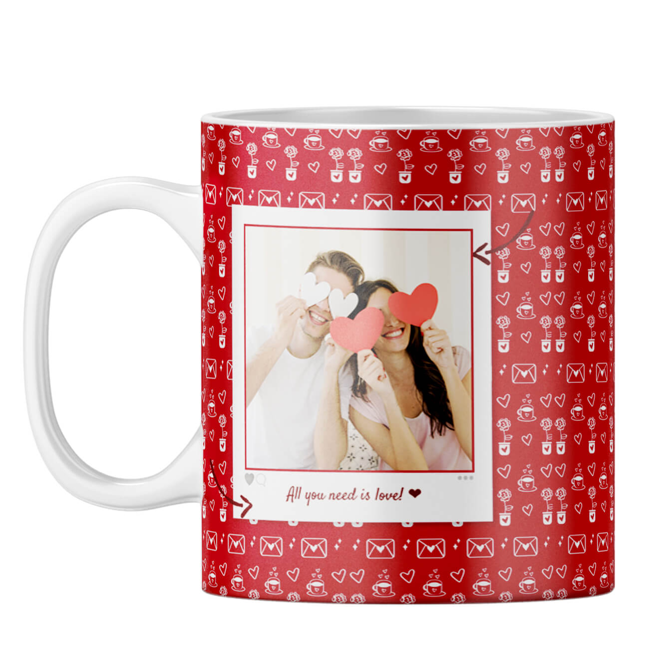 Need is Love Coffee Mug - corporate gift by YuBingo