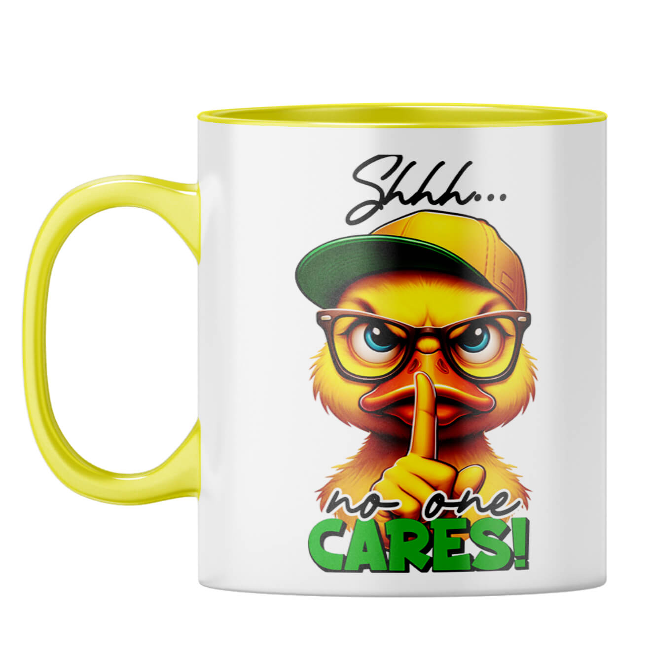 No One Cares Coffee Mug - corporate gift by YuBingo
