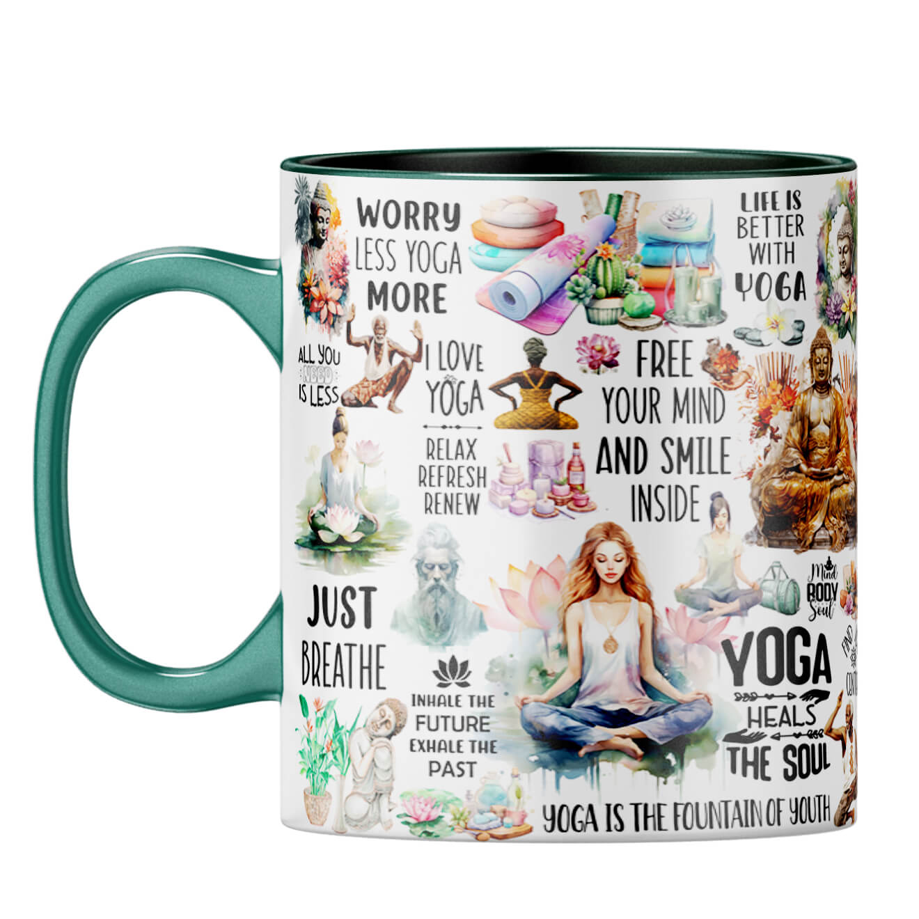 Perfect Yoga Lovers Gift Coffee Mug - corporate gift by YuBingo