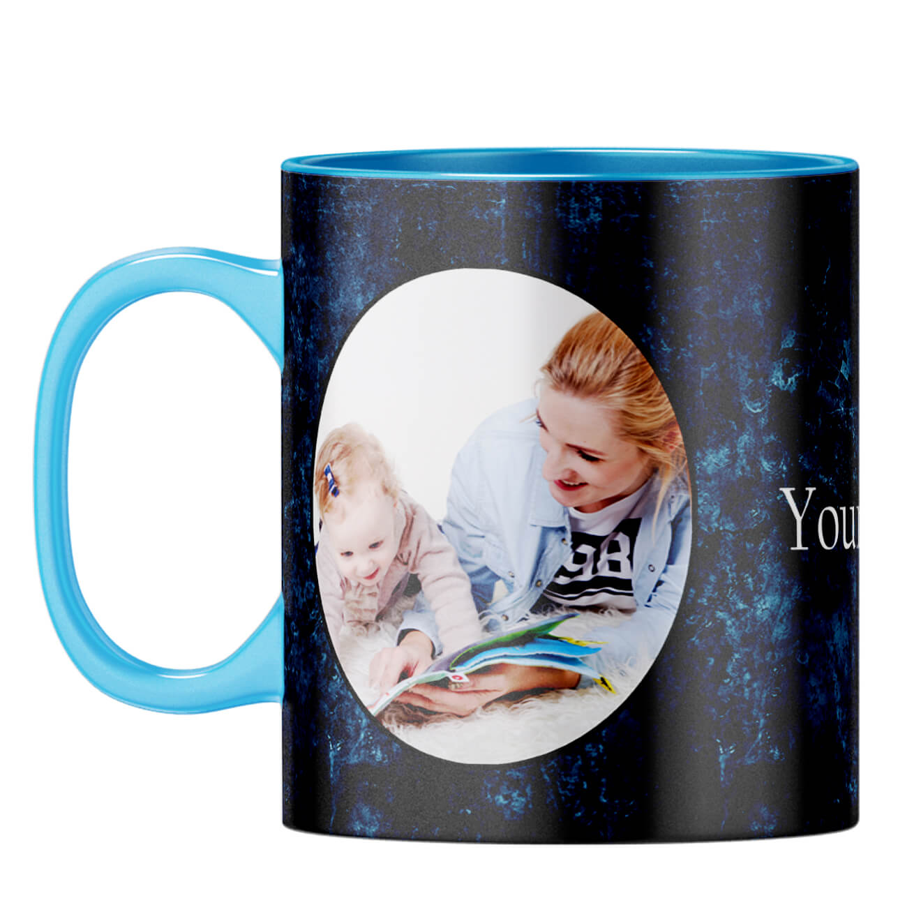 Photo on Blue Coffee Mug - product image 11