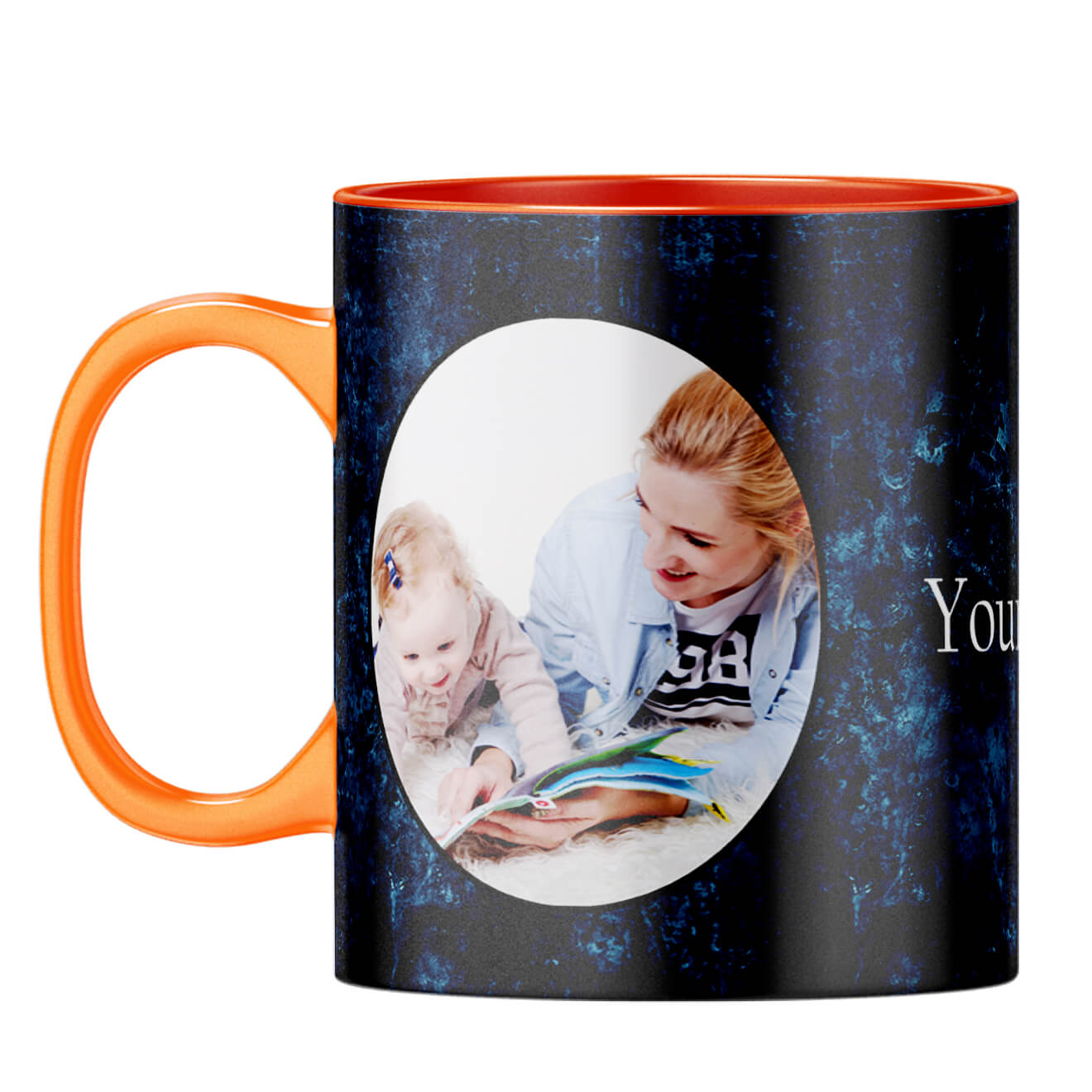 Photo on Blue Coffee Mug - corporate gift by YuBingo