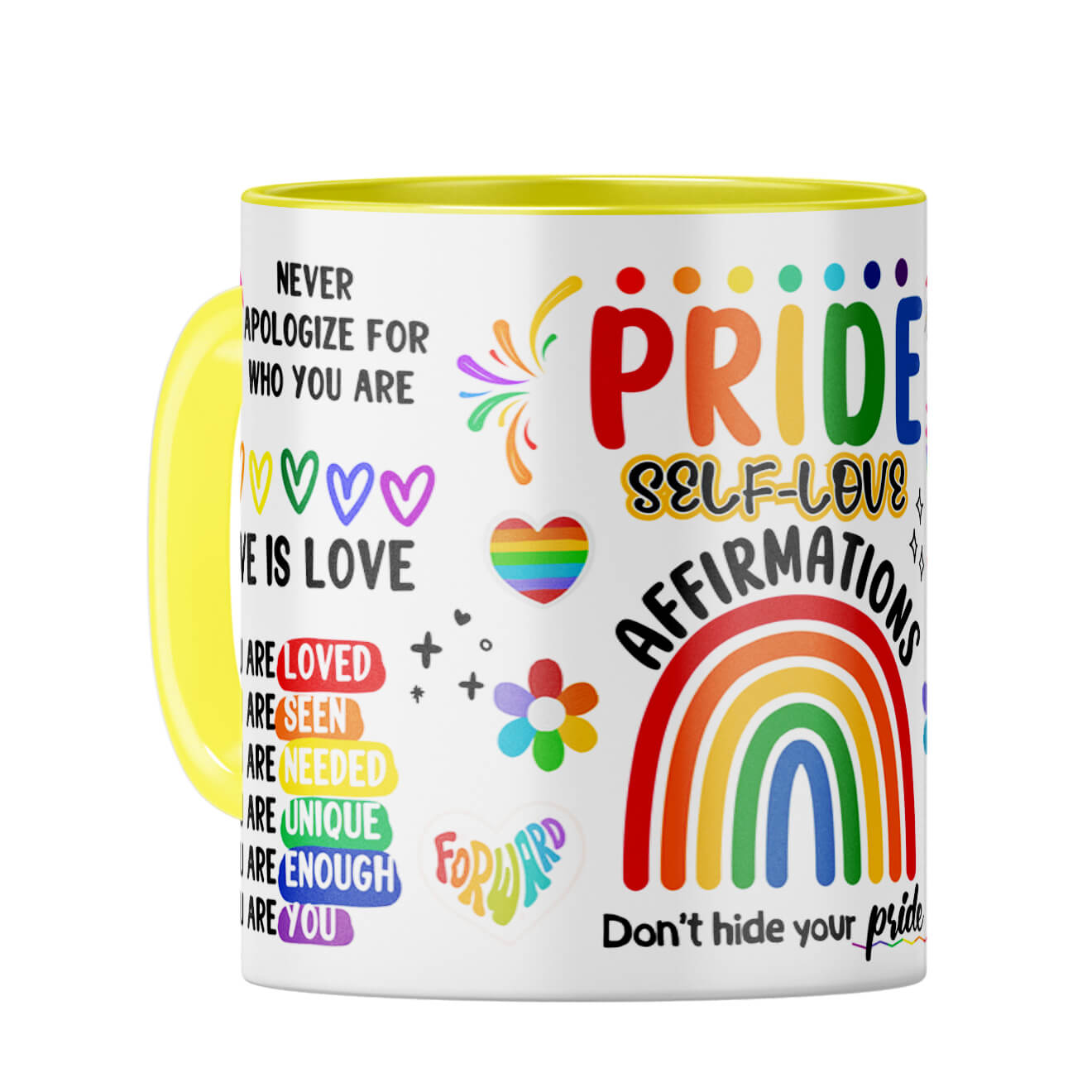 Pride Self Love Coffee Mug - corporate gift by YuBingo