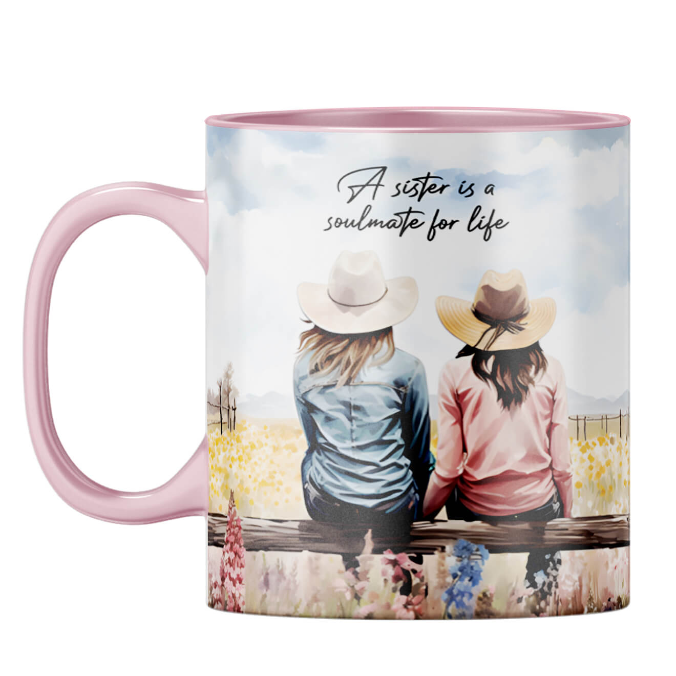 Sister is Soulmate for Life Coffee Mug - corporate gift by YuBingo