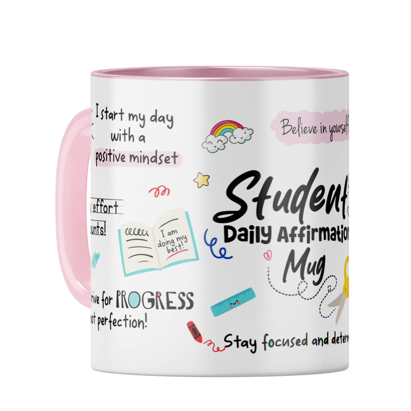 Student Daily Affirmations Coffee Mug - corporate gift by YuBingo