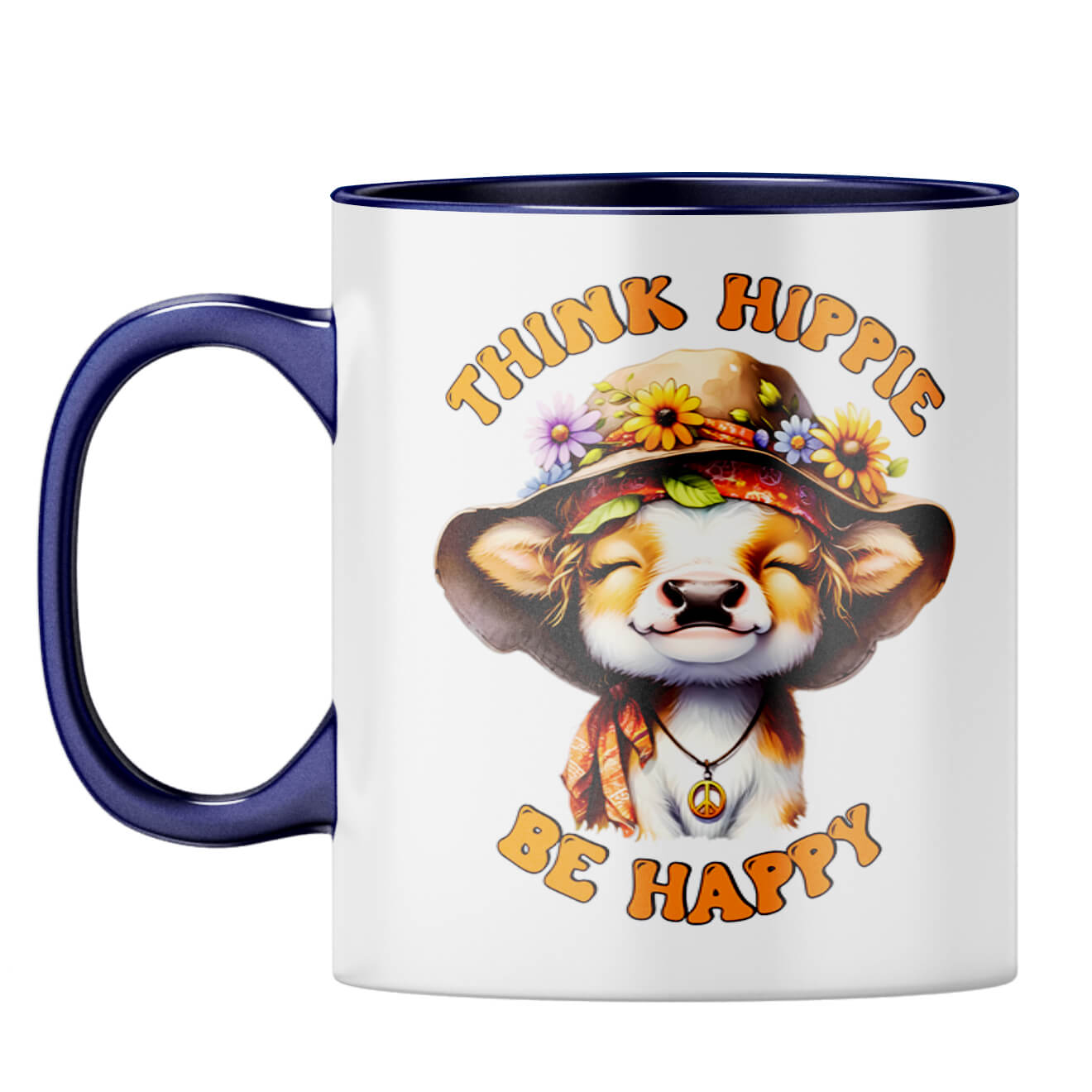 Think Hippy Be Happy Coffee Mug - product image 7