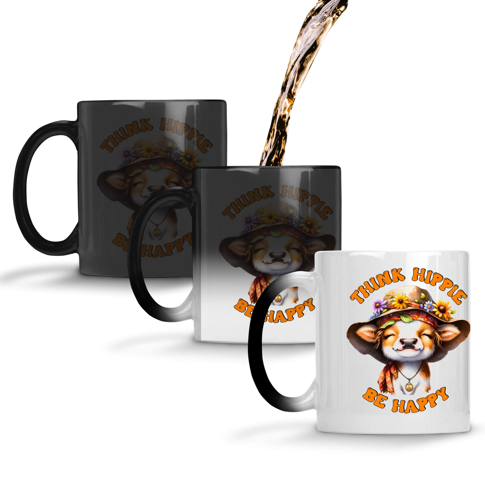 Think Hippy Be Happy Coffee Mug - product image 13