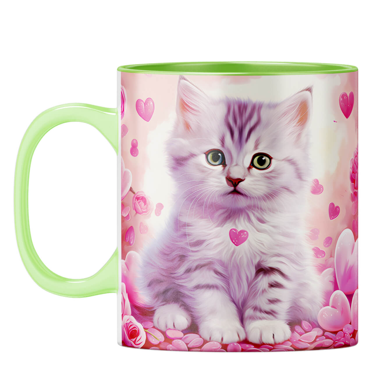Cat Hearts Melody Coffee Mug - product image 10