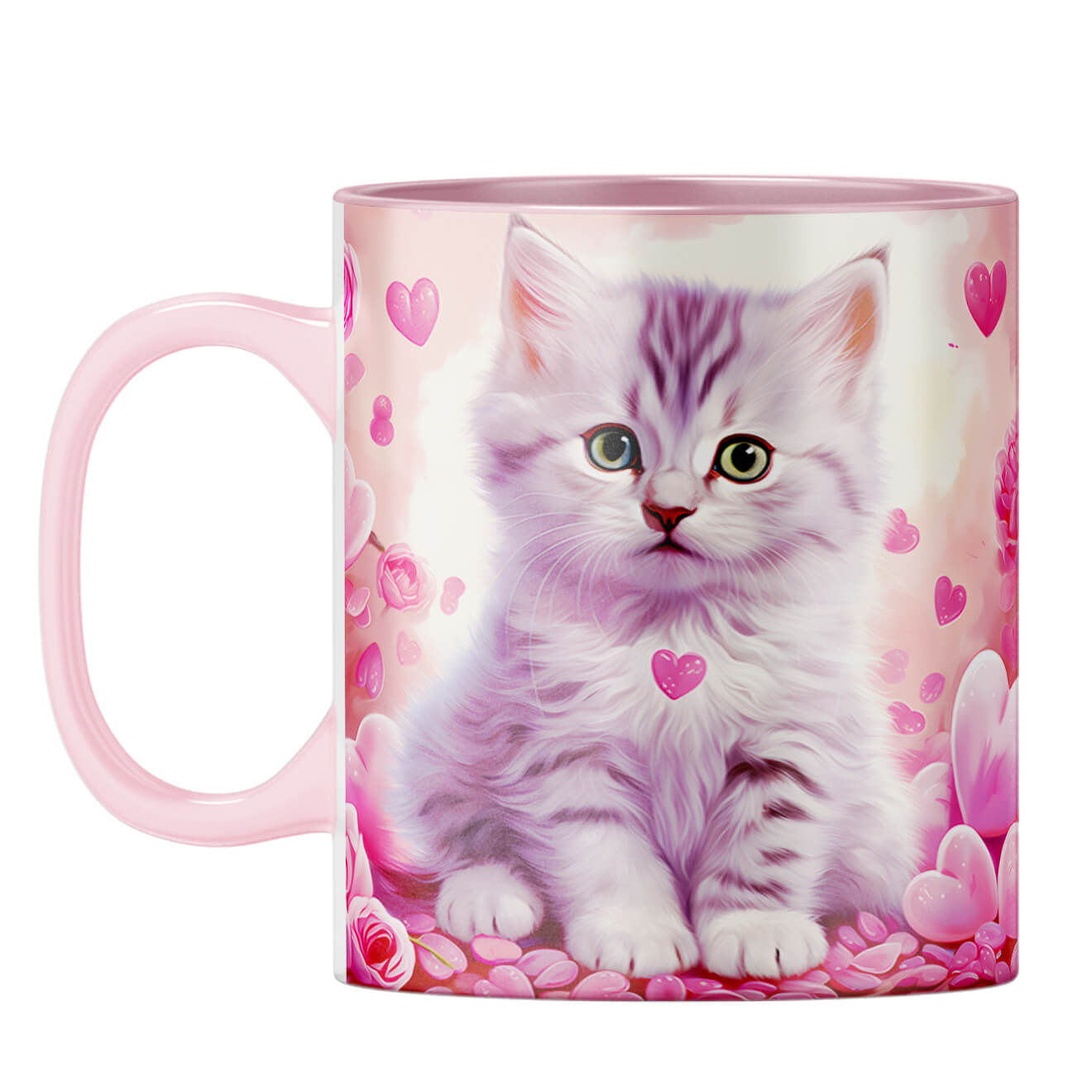 Cat Hearts Melody Coffee Mug - product image 12
