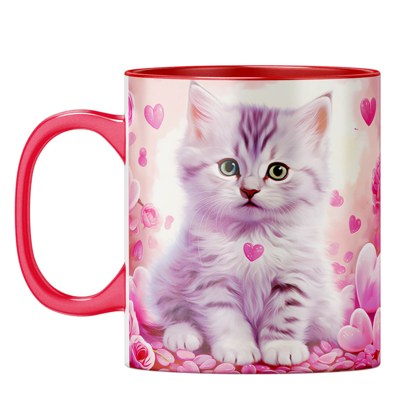 Cat Hearts Melody Coffee Mug - corporate gift by YuBingo