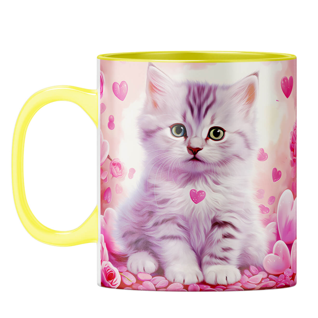 Cat Hearts Melody Coffee Mug - product image 5